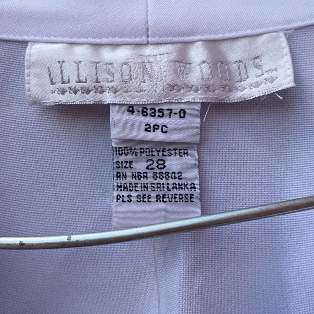 Allison Woods white blazer sz. 28 - Picture 2 of 3